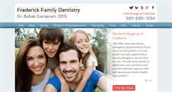 Desktop Screenshot of frederickfamilydentist.com